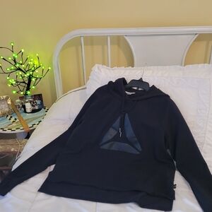 Reebok Black Hoodie with Logo